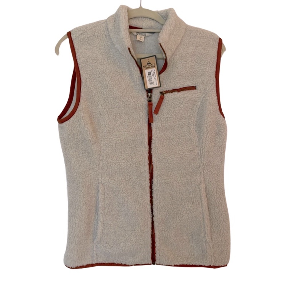 NWT Sherpa Vest M
